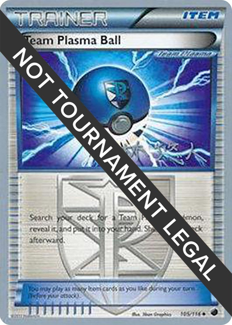 Image for Team Plasma Ball - 2014 (Haruto Kobayashi) (105/116) [World Championship Decks] - Pokemon