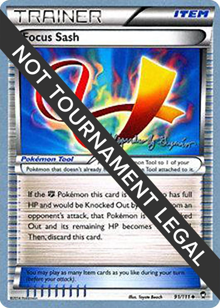 Image for Focus Sash - 2015 (Alejandro Ng-Guzman) (91/111) [World Championship Decks] - Pokemon