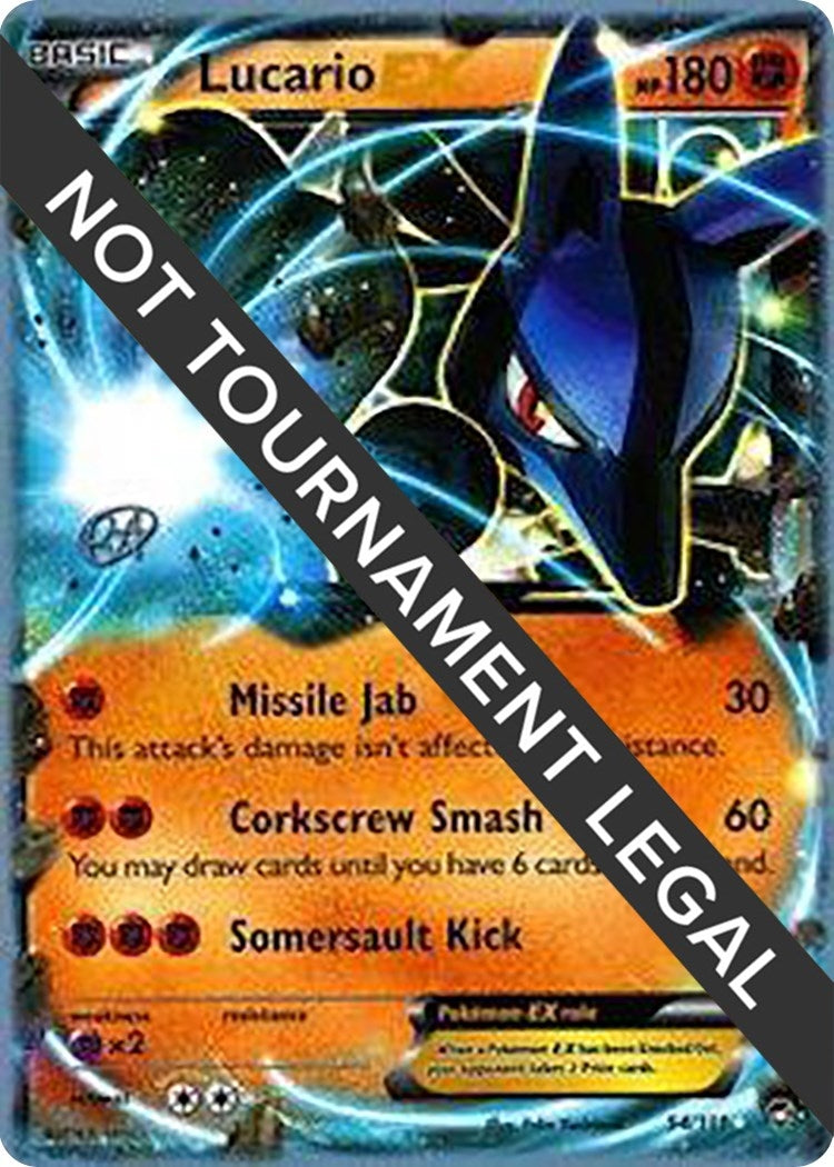 Image for Lucario EX - 2015 (Rowan Stavenow) (54/111) [World Championship Decks] - Pokemon