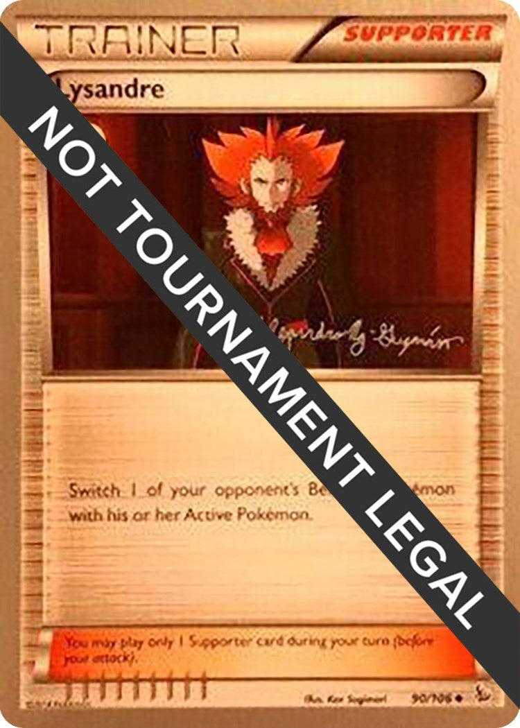 Image for Lysandre - 2015 (Alejandro Ng-Guzman) (90/106) [World Championship Decks] - Pokemon