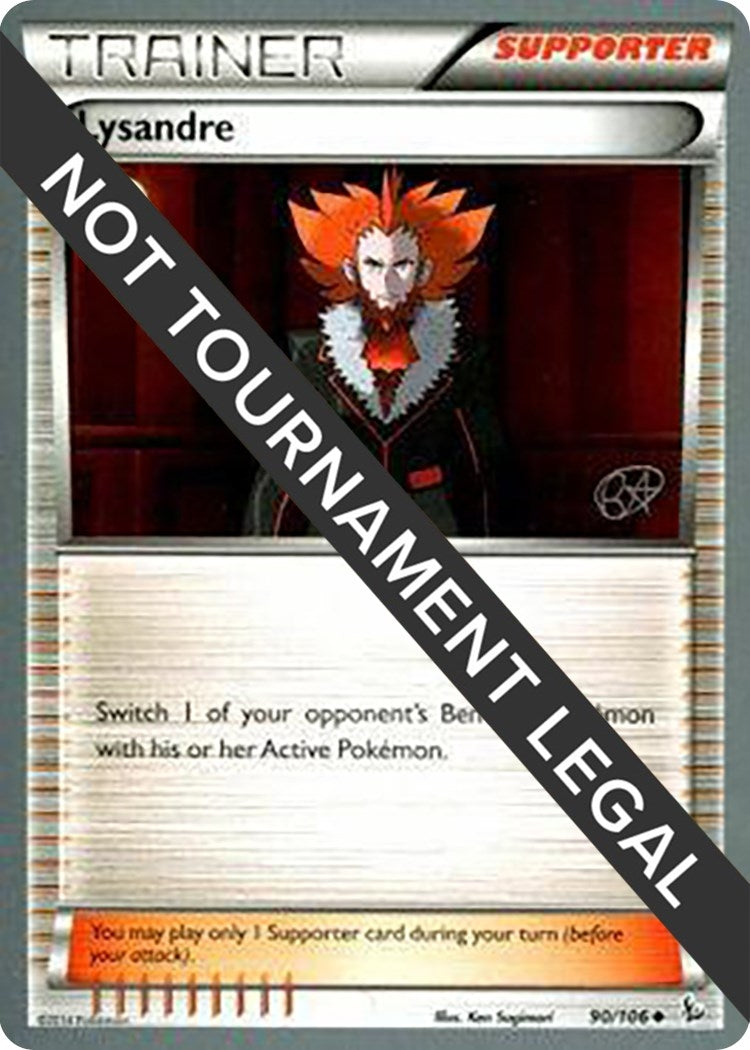 Image for Lysandre - 2015 (Rowan Stavenow) (90/106) [World Championship Decks] - Pokemon
