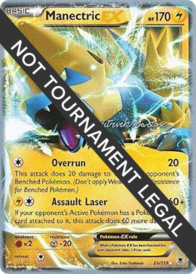 Image for Manectric EX - 2015 (Patrick Martinez) (23/119) [World Championship Decks] - Pokemon