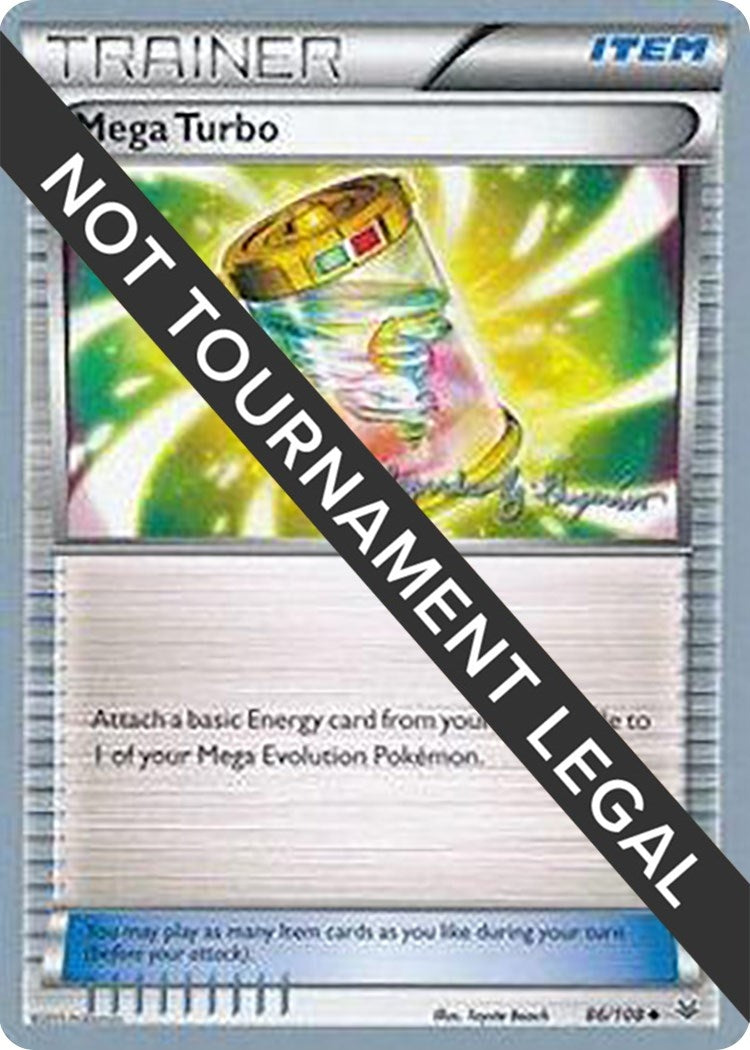 Image for Mega Turbo - 2015 (Alejandro Ng-Guzman) (86/108) [World Championship Decks] - Pokemon