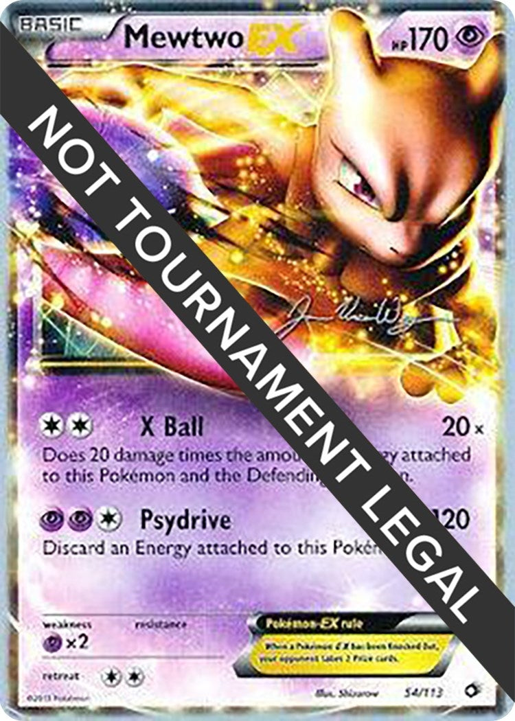Image for Mewtwo EX - 2015 (Jacob Van Wagner) (54/113) [World Championship Decks] - Pokemon