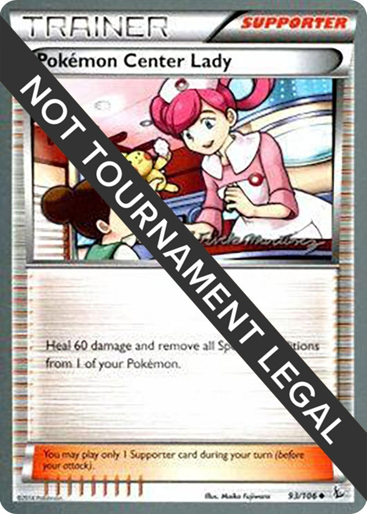 Pokemon Center Lady - 2015 (Patrick Martinez) (93/106) [World Championship Decks]