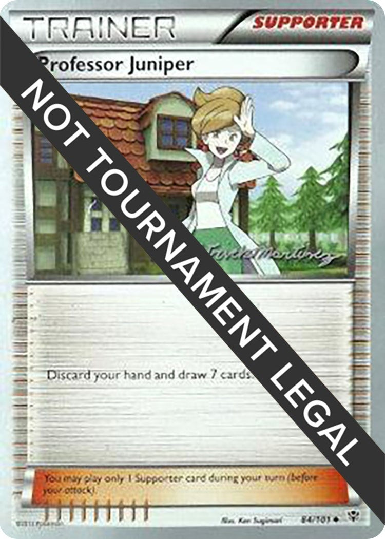 Image for Professor Juniper - 2015 (Patrick Martinez) (84/101) [World Championship Decks] - Pokemon