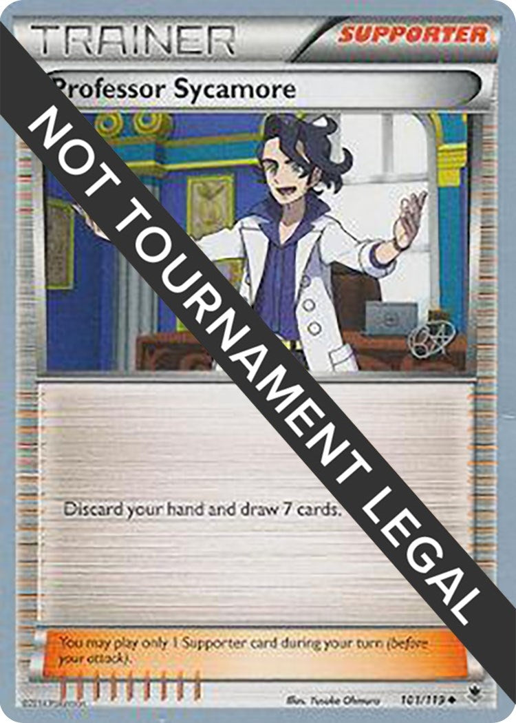 Image for Professor Sycamore - 2015 (Rowan Stavenow) (101/119) [World Championship Decks] - Pokemon