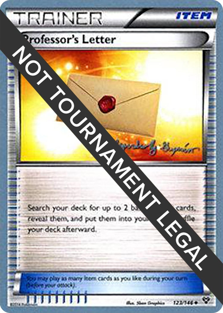 Image for Professor's Letter - 2015 (Alejandro Ng-Guzman) (123/146) [World Championship Decks] - Pokemon