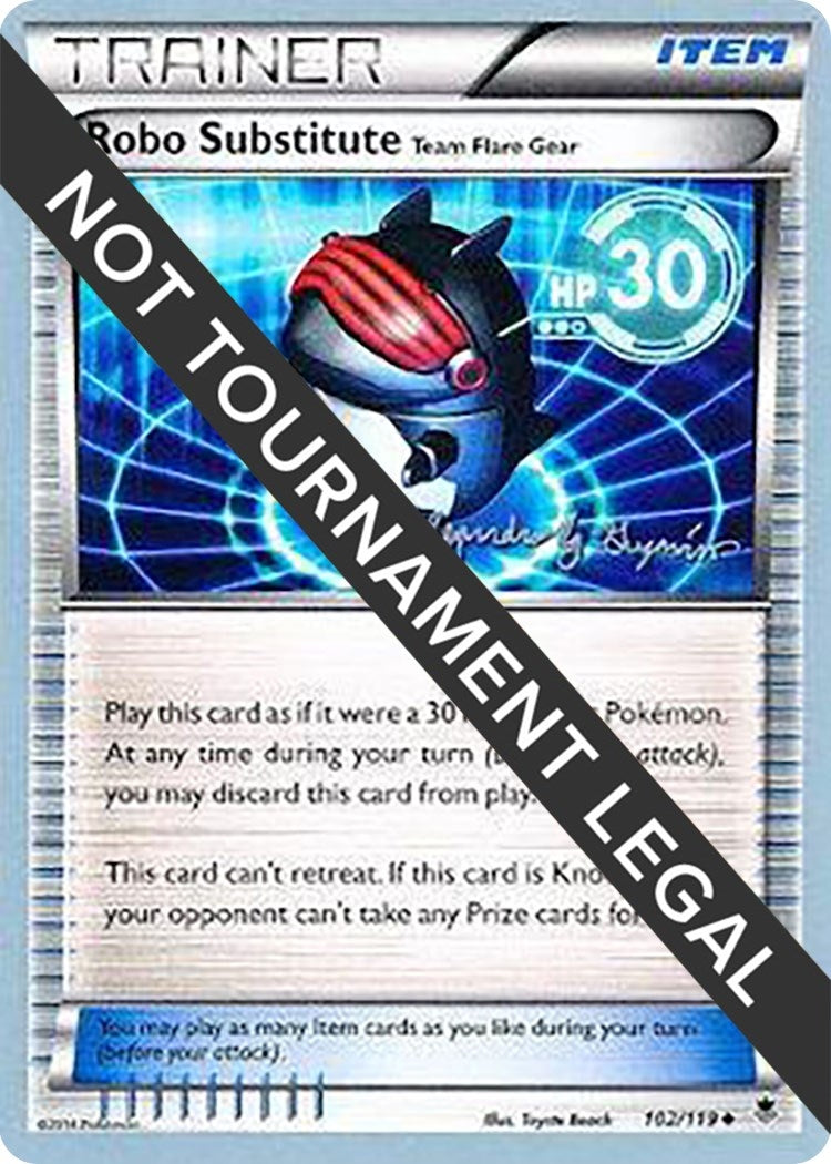 Image for Robo Substitute (Team Flare Gear) - 2015 (Alejandro Ng-Guzman) (102/119) [World Championship Decks] - Pokemon