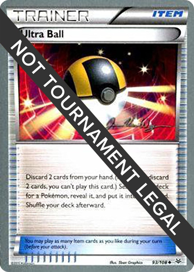 Image for Ultra Ball - 2015 (Jacob Van Wagner) (93/108) [World Championship Decks] - Pokemon