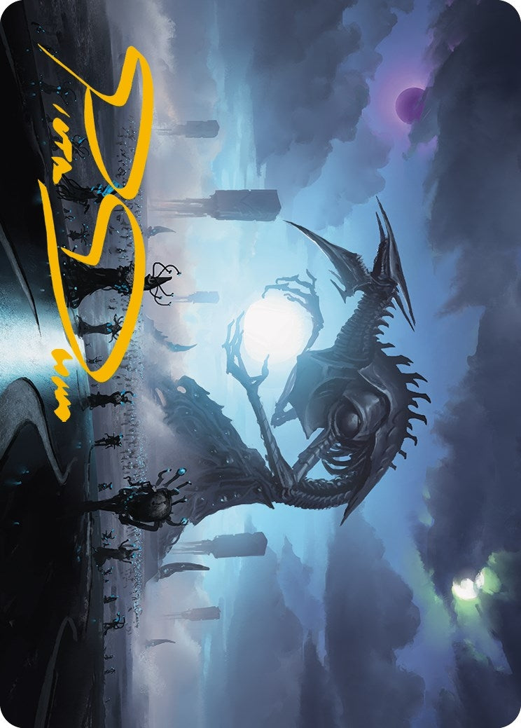 Image for Blue Sun's Twilight Art Card (Gold-Stamped Signature) (13) [Phyrexia: All Will Be One] - Magic: The Gathering