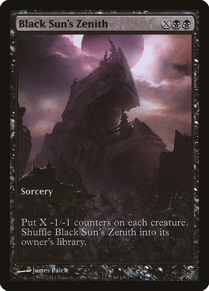 Image for Black Sun's Zenith (68) [Game Day & Store Championship Promos] - Magic: The Gathering