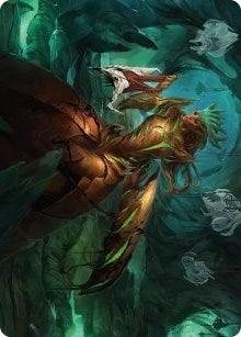 Image for Glissa Sunslayer Art Card (47) [Phyrexia: All Will Be One] - Magic: The Gathering