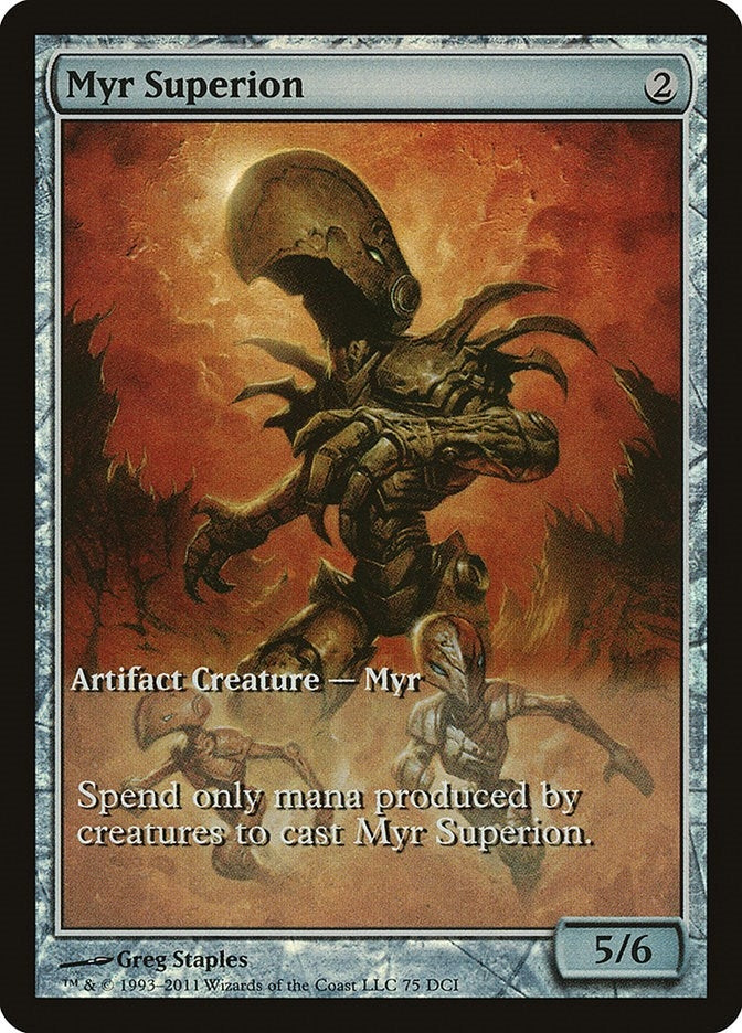 Image for Myr Superion (75) [Game Day & Store Championship Promos] - Magic: The Gathering