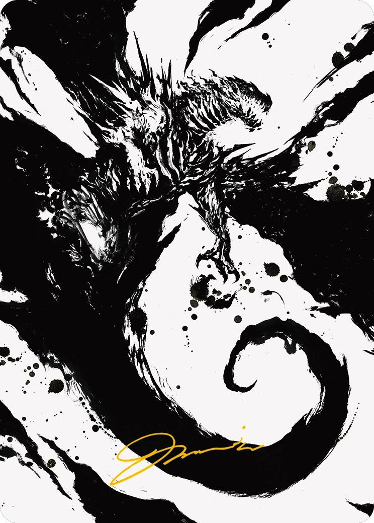 Image for Capricious Hellraiser Art Card (Gold-Stamped Signature) (73) [Phyrexia: All Will Be One] - Magic: The Gathering