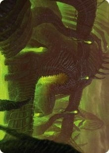 Image for The Dross Pits Art Card (58) [Phyrexia: All Will Be One] - Magic: The Gathering