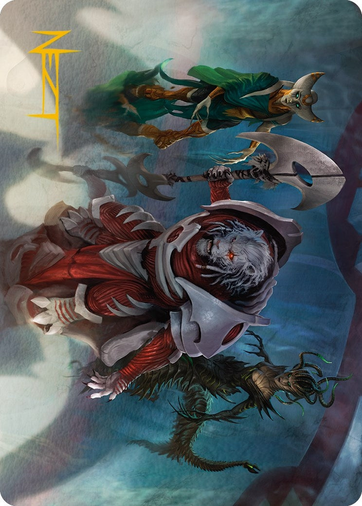 Image for Norn's Decree Art Card (Gold-Stamped Signature) (6) [Phyrexia: All Will Be One] - Magic: The Gathering
