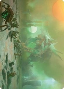 Image for Green Sun's Twilight Art Card (39) [Phyrexia: All Will Be One] - Magic: The Gathering