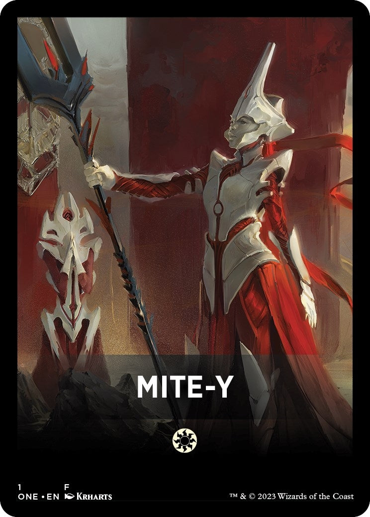 Image for Mite-Y Theme Card (1) [Phyrexia: All Will Be One] - Magic: The Gathering