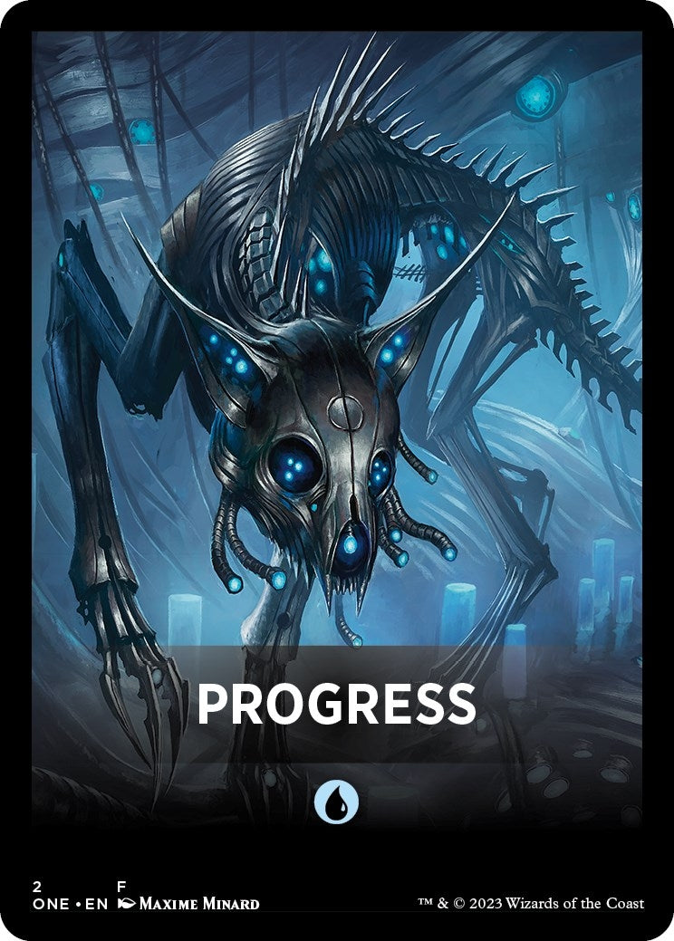Image for Progress Theme Card (2) [Phyrexia: All Will Be One] - Magic: The Gathering
