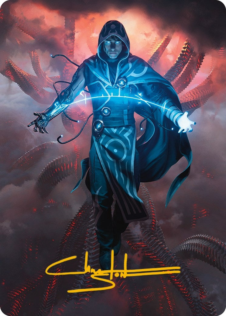 Image for Jace, the Perfected Mind Art Card (15/81) (Gold-Stamped Signature) (15) [Phyrexia: All Will Be One] - Magic: The Gathering