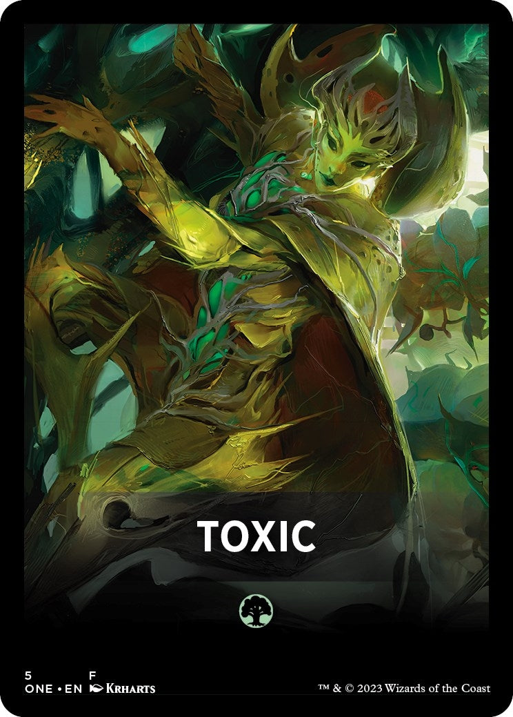 Image for Toxic Theme Card (5) [Phyrexia: All Will Be One] - Magic: The Gathering