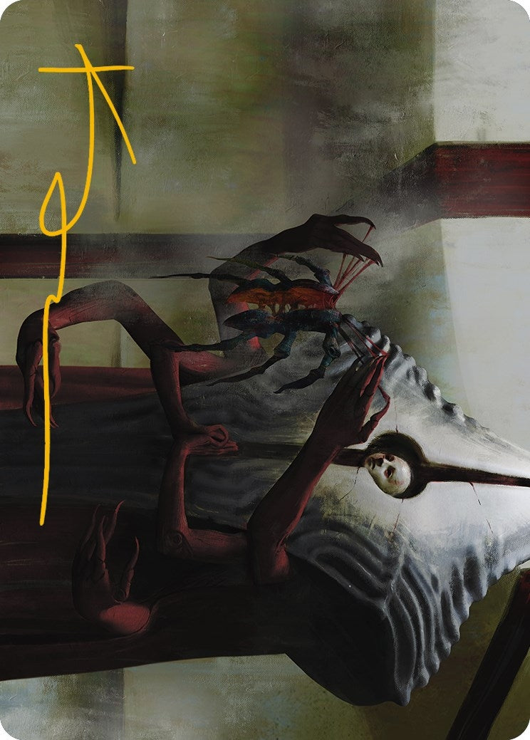 Image for Vivisection Evangelist Art Card (Gold-Stamped Signature) (54) [Phyrexia: All Will Be One] - Magic: The Gathering