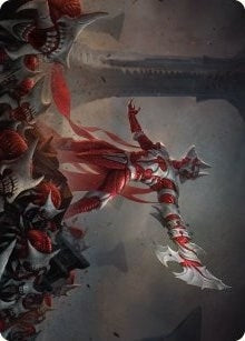 Image for Mite Overseer Art Card (4) [Phyrexia: All Will Be One] - Magic: The Gathering