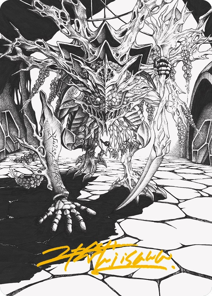 Image for Thrun, Breaker of Silence Art Card (Gold-Stamped Signature) (76) [Phyrexia: All Will Be One] - Magic: The Gathering