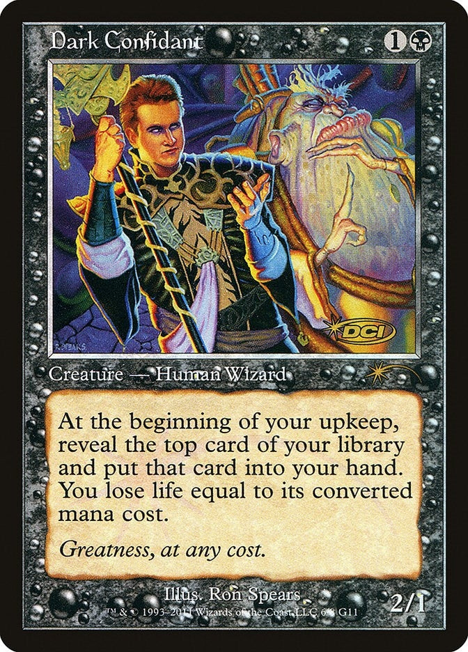 Image for Dark Confidant (6) [Judge Promos] - Magic: The Gathering