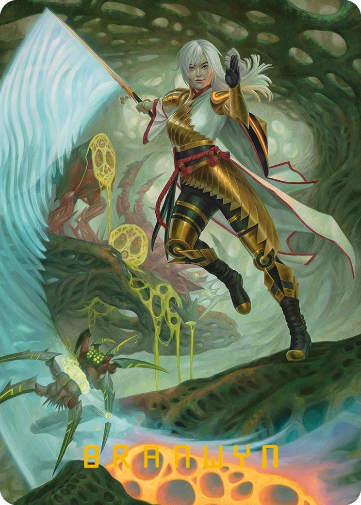 Image for The Eternal Wanderer Art Card (Gold-Stamped Signature) (3) [Phyrexia: All Will Be One] - Magic: The Gathering