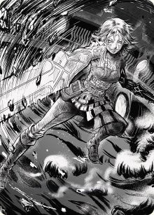 Image for Nahiri, the Unforgiving Art Card (80/81) (80) [Phyrexia: All Will Be One] - Magic: The Gathering