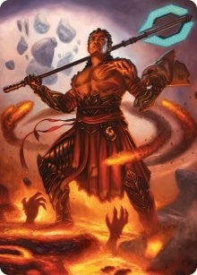 Image for Koth, Fire of Resistance Art Card (31) [Phyrexia: All Will Be One] - Magic: The Gathering