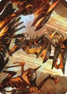 Image for Gleeful Demolition Art Card (28) [Phyrexia: All Will Be One] - Magic: The Gathering