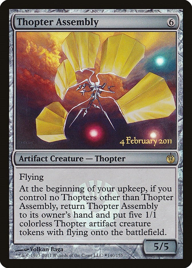 Image for Thopter Assembly (140) [Launch Party & Release Event Promos] - Magic: The Gathering