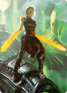 Image for Nahiri, the Unforgiving Art Card (51/81) (51) [Phyrexia: All Will Be One] - Magic: The Gathering