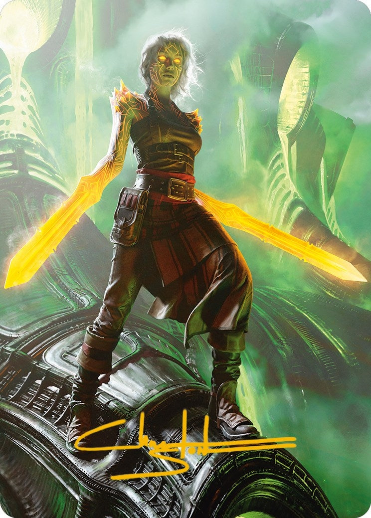 Image for Nahiri, the Unforgiving Art Card (51/81) (Gold-Stamped Signature) (51) [Phyrexia: All Will Be One] - Magic: The Gathering