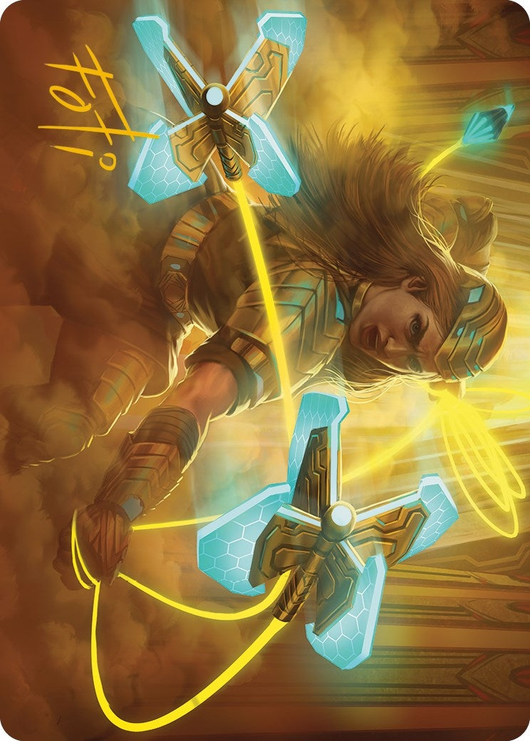 Image for Bladehold War-Whip Art Card (Gold-Stamped Signature) (46) [Phyrexia: All Will Be One] - Magic: The Gathering