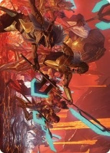 Image for Roar of Resistance Art Card (34) [Phyrexia: All Will Be One] - Magic: The Gathering