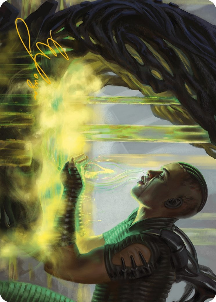 Image for Necrogen Communion Art Card (Gold-Stamped Signature) (21) [Phyrexia: All Will Be One] - Magic: The Gathering