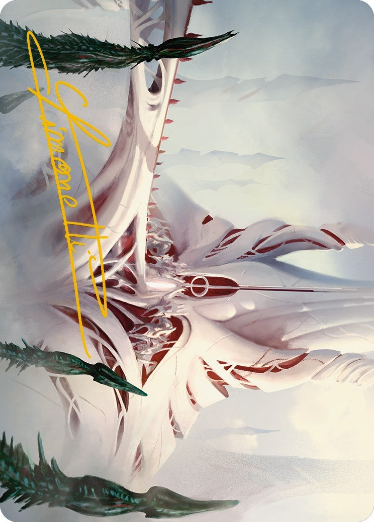 Image for The Fair Basilica Art Card (Gold-Stamped Signature) (59) [Phyrexia: All Will Be One] - Magic: The Gathering