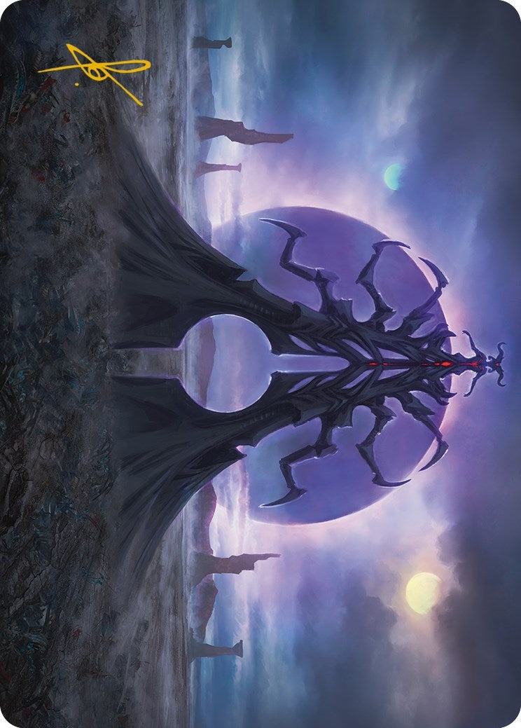 Image for Black Sun's Twilight Art Card (Gold-Stamped Signature) (19) [Phyrexia: All Will Be One] - Magic: The Gathering
