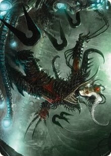 Image for Vraan, Executioner Thane Art Card (24) [Phyrexia: All Will Be One] - Magic: The Gathering