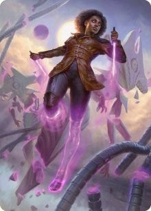 Image for Kaya, Intangible Slayer Art Card (49) [Phyrexia: All Will Be One] - Magic: The Gathering
