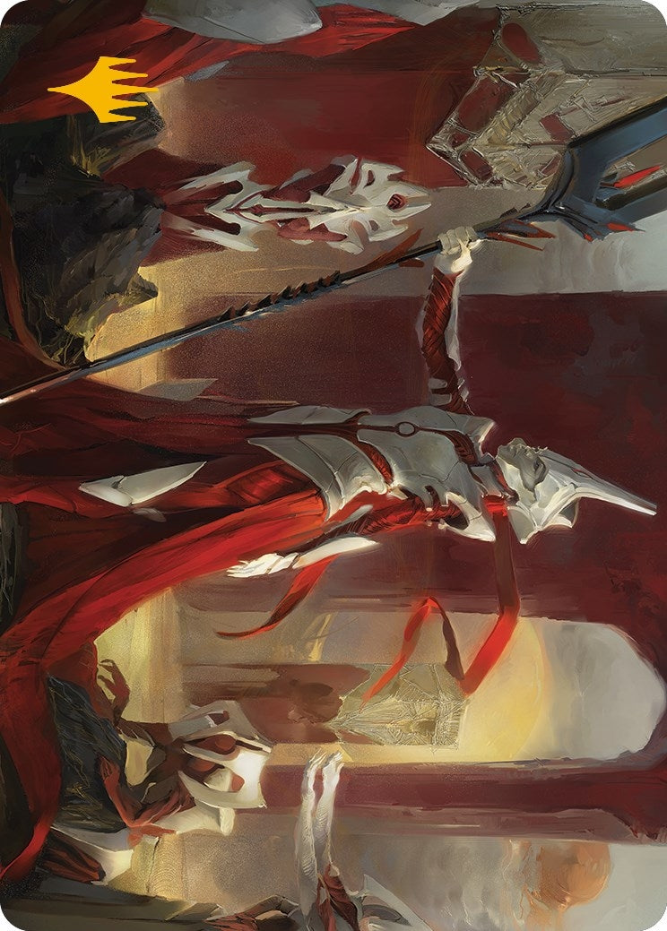 Image for Porcelain Zealot Art Card (Gold-Stamped Signature) (8) [Phyrexia: All Will Be One] - Magic: The Gathering
