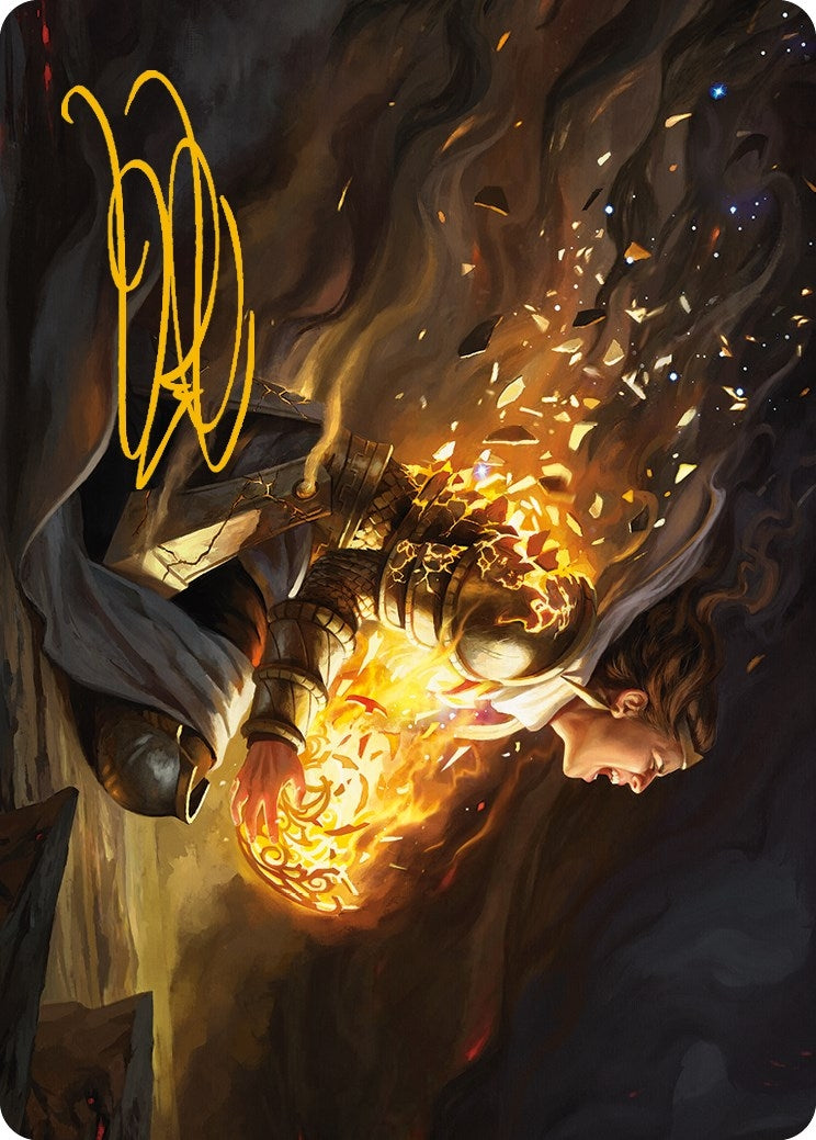 Image for Vanish into Eternity Art Card (Gold-Stamped Signature) (10) [Phyrexia: All Will Be One] - Magic: The Gathering
