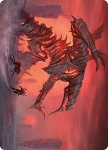 Image for Red Sun's Twilight Art Card (33) [Phyrexia: All Will Be One] - Magic: The Gathering