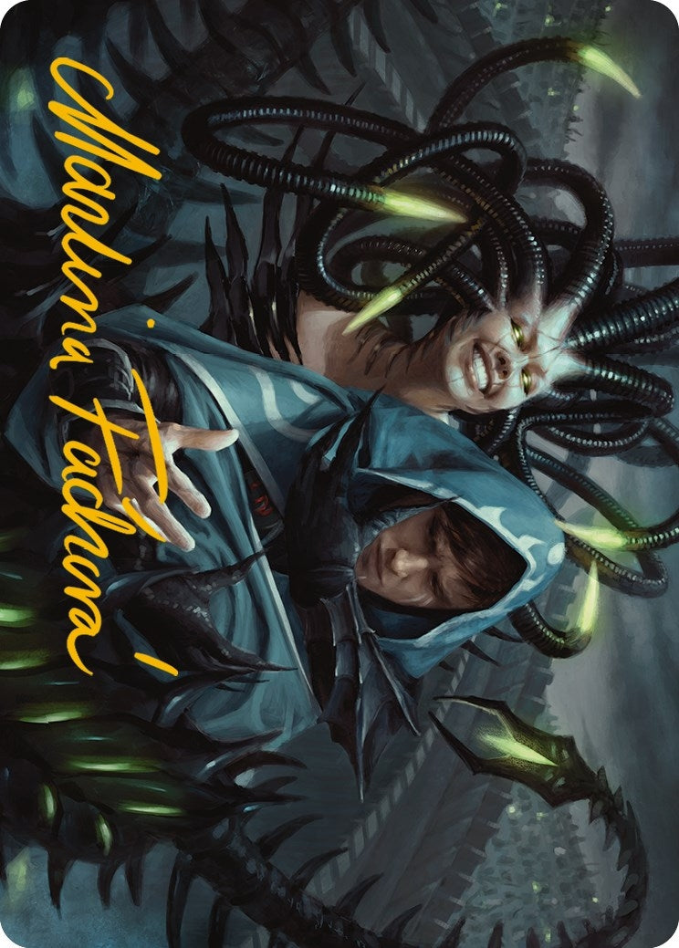 Image for Phyrexian Arena Art Card (Gold-Stamped Signature) (22) [Phyrexia: All Will Be One] - Magic: The Gathering