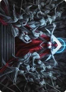 Image for Elesh Norn, Mother of Machines Art Card (2/81) (2) [Phyrexia: All Will Be One] - Magic: The Gathering
