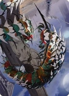 Image for Atraxa's Skitterfang Art Card (55) [Phyrexia: All Will Be One] - Magic: The Gathering